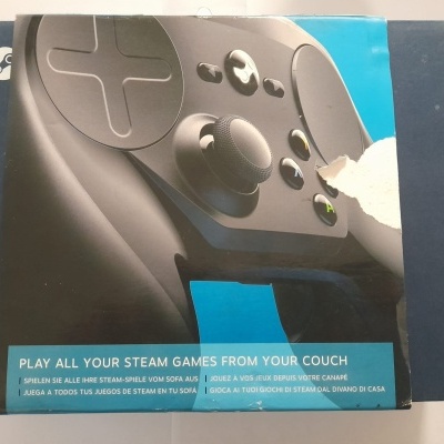 Valve Steam Controller – Modelo 1001 | Completo com Caixa (Sem Recetor USB Wireless)