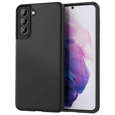 Capa Silicone Samsung Galaxy S21 Plus Preta