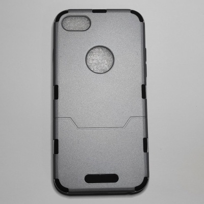 Capa Silicone iPhone 8 Cinza Reforçada