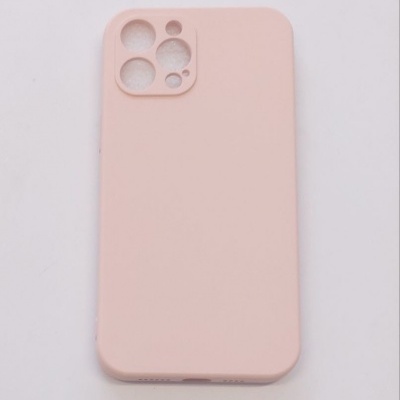 Capa Silicone iPhone 12 Pro Max Nude Reforçada