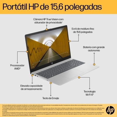 HP 15-fc0017np AMD Ryzen 5 7520U/16GB/512GB SSD/15.6"