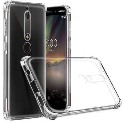 Capa Silicone Nokia 6 2018 Transparente