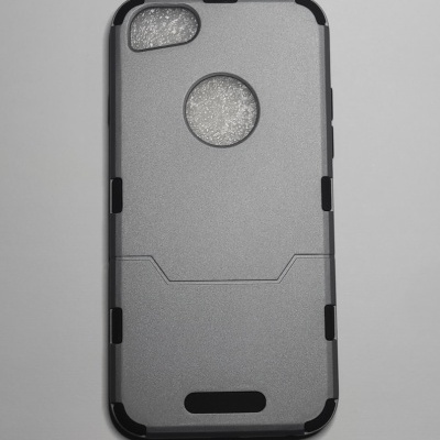 Capa Silicone iPhone 6 Prateada Reforçada