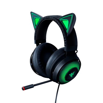 Headset Razer Kraken Kitty Edition Preto