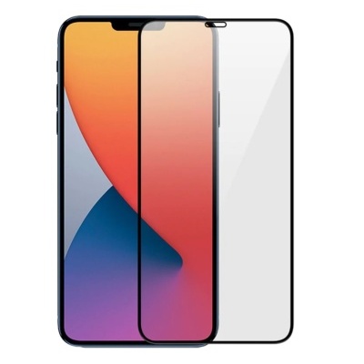 Película de Vidro Temperado iPhone 12 /12 Pro 5D Preta