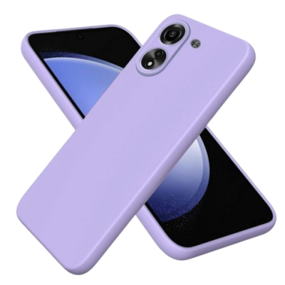 Capa Silicone Xiaomi Redmi 13C Lilás Reforçada