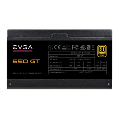 Fonte de Alimentação EVGA SuperNOVA GT 650W 80 Plus Gold Full Modular