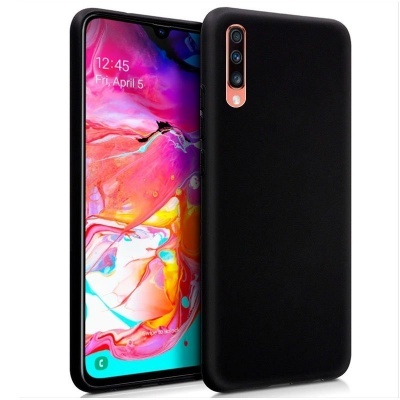 Capa Silicone Samsung Galaxy A70 Preta