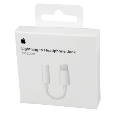 Adaptador Apple Lightning para Auscultadores de 3,5mm