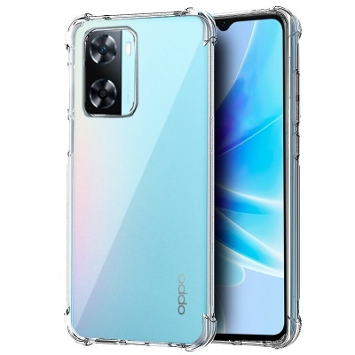 Capa Silicone Oppo A57s/ A77 5G/ Realme Narzo 50 5G Transparente Reforçada Capa Silicone Oppo A57s/ A77 5G/ Realme Narzo 50 5G Transparente Reforçada