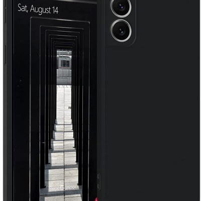 Capa Silicone Samsung Galaxy S22 Plus Preta Reforçada