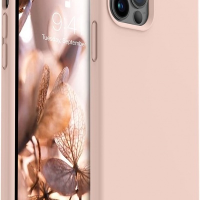 Capa Silicone iPhone 12 Pro Max Nude Reforçada