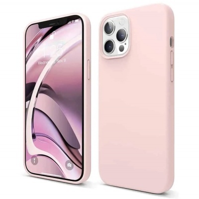 Capa Silicone iPhone 11 Pro Max Rosa Reforçada