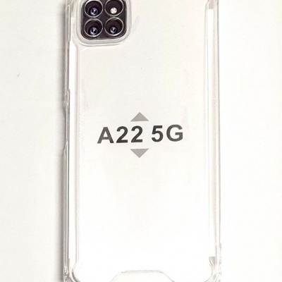 Capa Silicone Samsung Galaxy A22 5G Transparente Reforçada