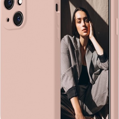 Capa Silicone iPhone 13 Nude Reforçada