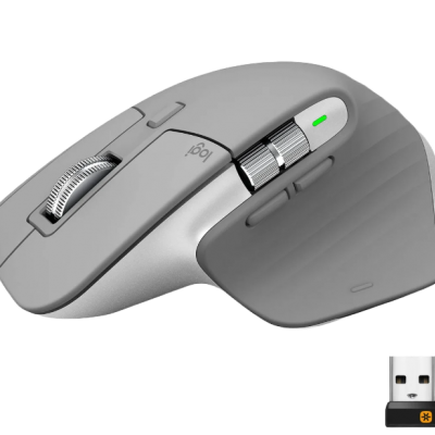 Rato Logitech MX Master 3 Cinza Claro Wireless/Bluetooth Rato Logitech MX Master 3 Cinza Claro Wireless/Bluetooth
