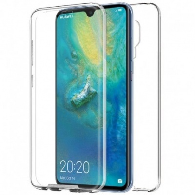 Capa Silicone Huawei Mate 20 Transparente 360º