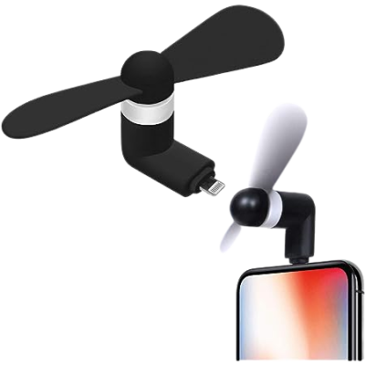 Mini ventilador para iPhones