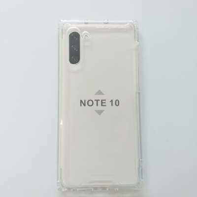 Capa Silicone Samsung Galaxy Note 10 Transparente Reforçada