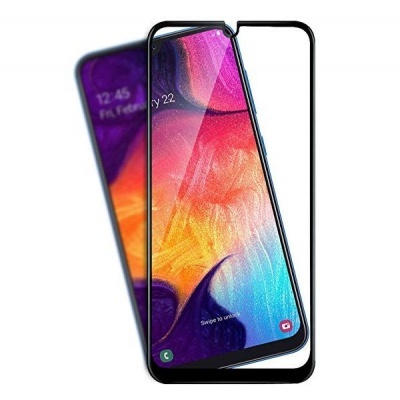 Película de Vidro Temperado Samsung Galaxy A50 5D Preta