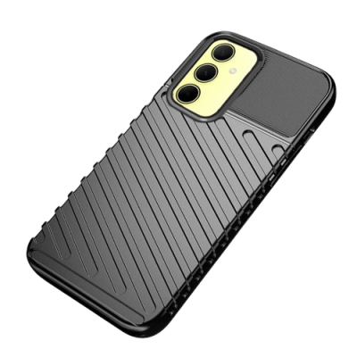 Capa Silicone Samsung Galaxy A35 5G Preta Reforçada