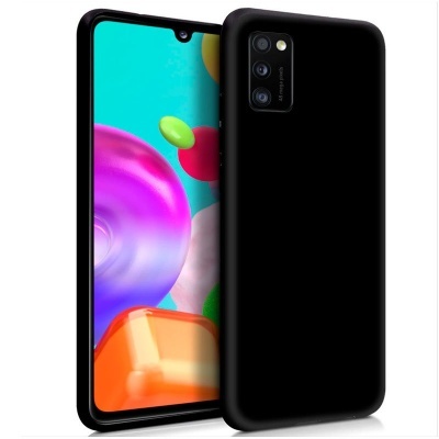Capa Silicone Samsung Galaxy A41 Preta