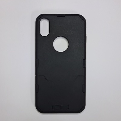 Capa Silicone iPhone X/XS Preta Reforçada