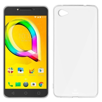 Capa Silicone Alcatel A5 Transparente Baça