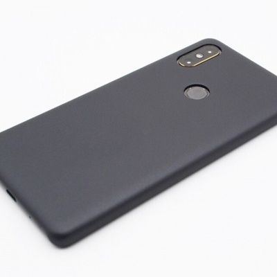 Capa Silicone Xiaomi Mi Mix 2S Preta
