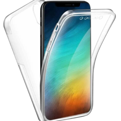 Capa Silicone iPhone XR Transparente 360º