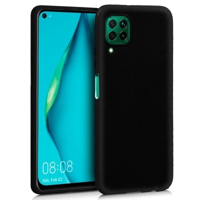 Capa Silicone Huawei P40 Lite Preta