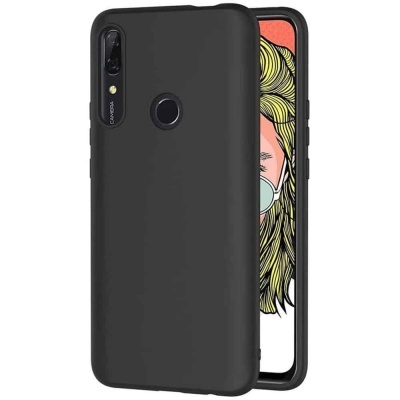 Capa Silicone Huawei P Smart Z Preta Reforçada