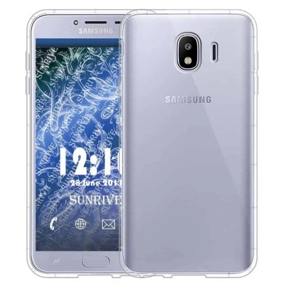 Capa Silicone Samsung Galaxy J4 Transparente