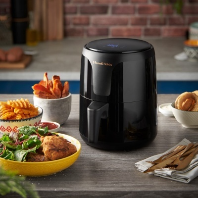 Fritadeira Air Fryer (Sem Óleo) Russell Hobbs SatisFry Air 1.8L 1100W Preta
