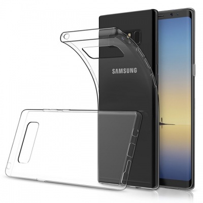 Capa Silicone Samsung Galaxy Note 8 Transparente