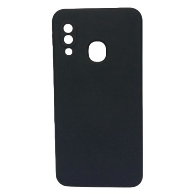 Capa Silicone Samsung Galaxy A20e Preta Reforçada