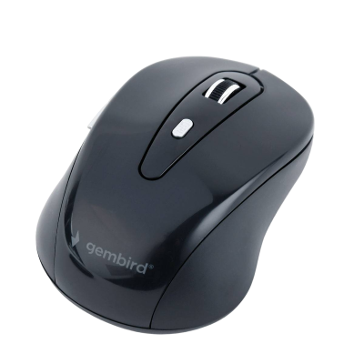Rato Óptico Gembird MUSW-6B-01 Wireless 1600DPI Preto Rato Óptico Gembird MUSW-6B-01 Wireless 1600DPI Preto