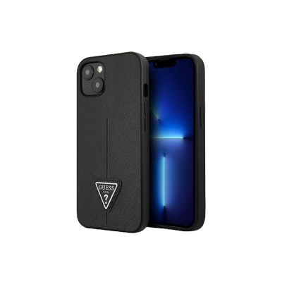 Capa iPhone 14 Plus Logo Preta Guess