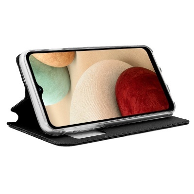 Capa Livro Samsung Galaxy A12 Preta