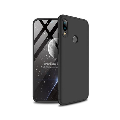 Capa Silicone Xiaomi Redmi Note 7 Preta Reforçada