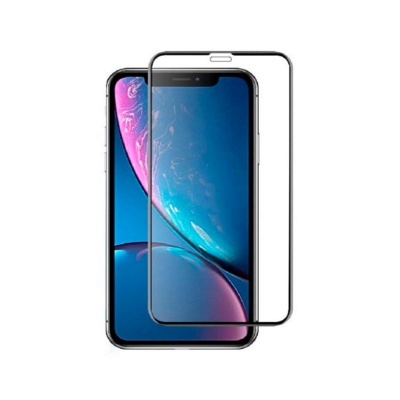 Película de Vidro Temperado iPhone XR/11 5D Preta