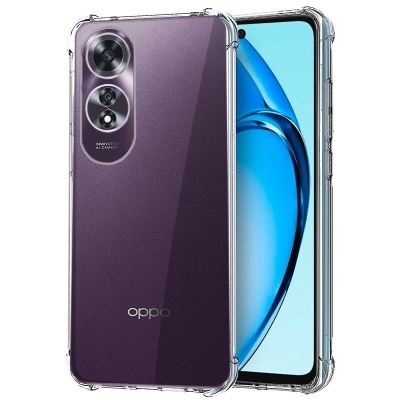 Capa Silicone OPPO A60 Transparente Reforçada