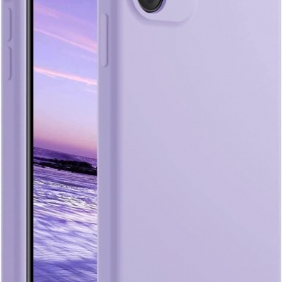 Capa Silicone iPhone 11 Lilás Reforçada