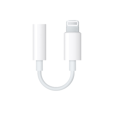 Adaptador Apple Lightning para Auscultadores de 3,5mm