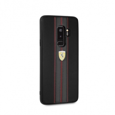 Capa Rígida Samsung Galaxy S9 Plus Preta Ferrari