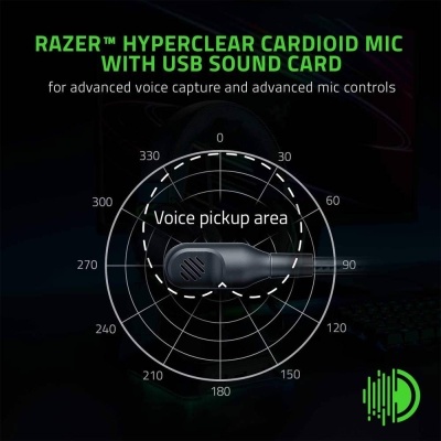 Headset Razer Blackshark V2 Special Edition + USB Mic Enhancer