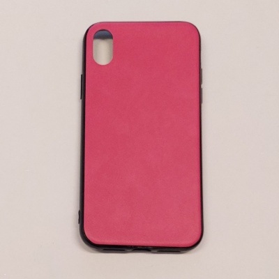 Capa Silicone iPhone XR Vermelha e Preta