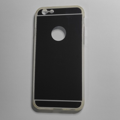 Capa Silicone iPhone 6 Prateada Reforçada