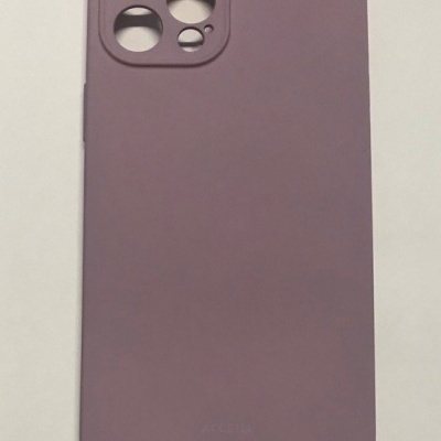 Capa Silicone iPhone 12 Pro Max Lilás Reforçada