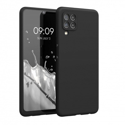 Capa Silicone Samsung Galaxy A22 4G Preta Reforçada